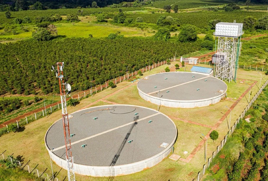 Bulk water infrastructure serving the development