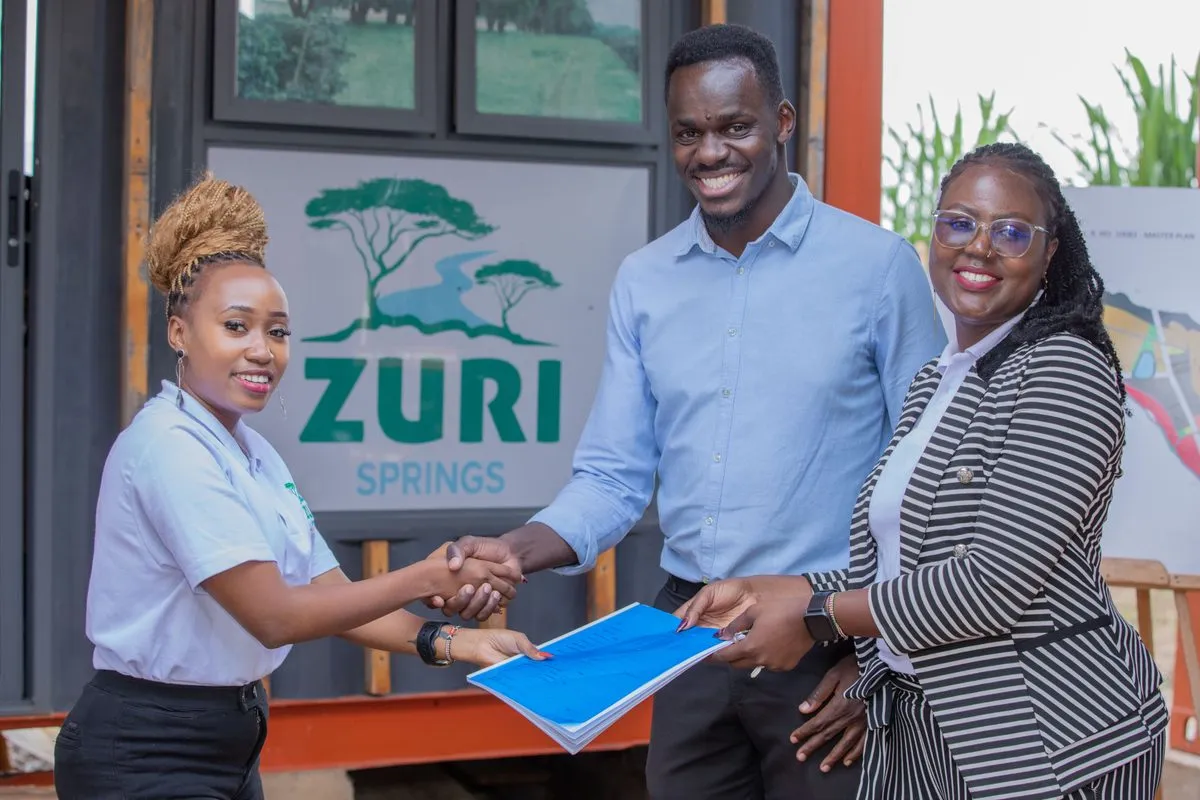 Plot handover to a Zuri Springs client
